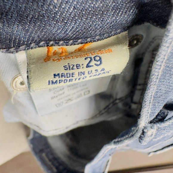 Citizens of Humanity Jeans 29 Blue Denim Whiskey‎ Low Waist Cropped USA Womens - Picture 12 of 12